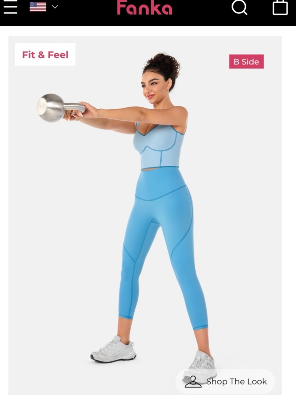 Fanka 7/8 Compression Leggings w Tummy Control